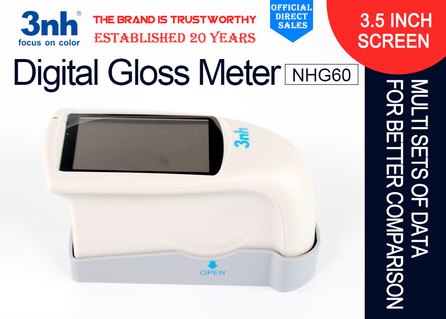 Multifunction Portable Digital Gloss Measurement Instruments NHG60M 60° Touch