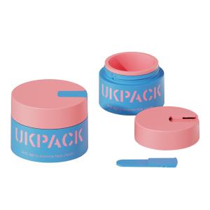 PP Capacity 50g 100g Cosmetic Cream Jars With Small Scoop