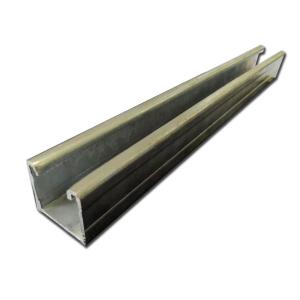 ASTM Unistrut Plain Steel C Channel Strut C Shape Customized Finish C-section