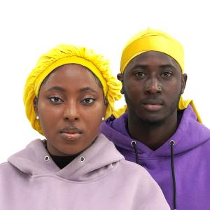 Buy cheap Soft Velvet Satin Silk Custom Logo Durag Bonnet from wholesalers