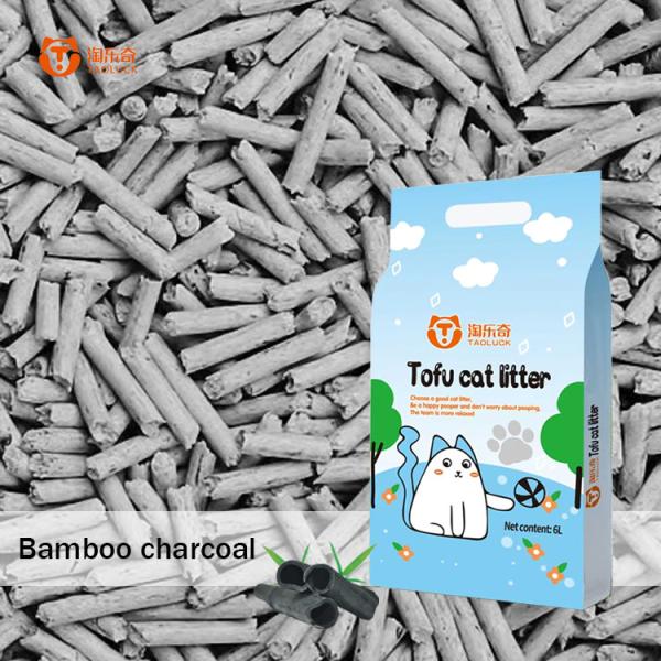 Buy cheap Factory Direct Low Dust Private Logo Eco-Friendly Odor Control Activated Carbon 100% Natural Tofu Cat Litter Sand Easy Scooping from wholesalers