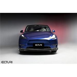 Buy cheap Auto Parts Carbon Fiber Body Kit for Tesla MODEL Y MODEL Y Upgraded Ecturi Style Front Shovel Diffuser Spoiler Body Kit from wholesalers