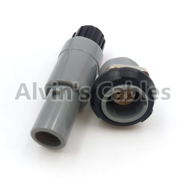 Plastic LEMO 5 Pin Connector Plug And Socket Connector Power Cord Medical