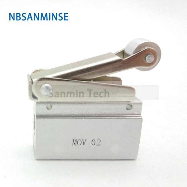 Buy cheap NBSANMINSE MOV 1/8 G Thread Mechanical Valve Pneumatic Control Air Valve Roller push selection for Package machine Autom from wholesalers