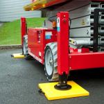 Buy cheap High Density Polyethylene Plastic Pump Crane Outrigger Pads HDPE Trailer Jack Plate from wholesalers