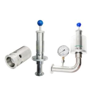 Buy cheap SS 304 316L Pressure Safety Control Relief Release Valve with Clamp End Connection from wholesalers