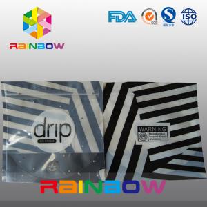 Buy cheap Stand Up Glossy Ice Cream Plastic Pouches Packaging With Clear Window And Zipper from wholesalers