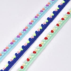 Buy cheap 20KJ35 SGS 1.3cm Ball Pillow Polyester Pom Pom Trim from wholesalers