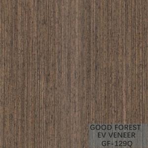 Engineered Wenge Veneer Sheets Recomposed Dark Wood Veneer Sheets