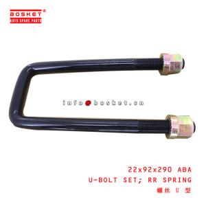 Buy cheap 22x92x290 Rear Spring U-Bolt Set suitable for ISUZU UDPD from wholesalers