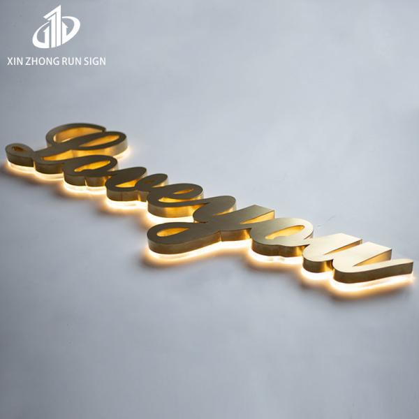 Quality Backlight Signs 3D Letters Light up Led Signs for sale