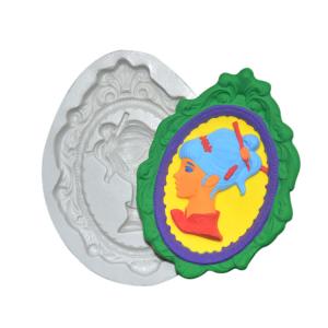 Buy cheap OEM Professional Silicone Baking Molds Para Fondant Woman Shaped from wholesalers