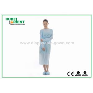 Disposable Medical CPE Isolation Gown With Thumb Cuff