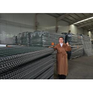 Hot Dipped Galvanized Military Barrier 5 Cells 3x3 Mesh