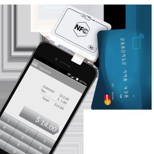 Mini NFC Magnetic Bank RFID Card Reader With ISO Android SDK ACR35 Contactless
