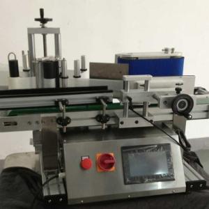 Buy cheap 220v Desktop Plastic Round Labeling Machine Automatic Electric Driven from wholesalers