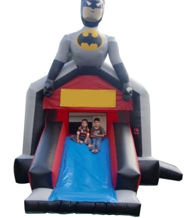Batman Dry Outdoor Inflatable Slide Durable 0.55 PVC Tarpaulin For Childs