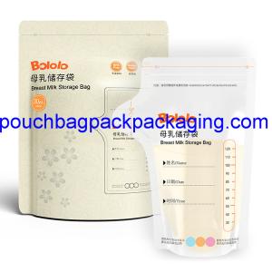 Buy cheap Thermal sensor breast milk storage bag 120 ml, Pot breast milk storage bag from wholesalers