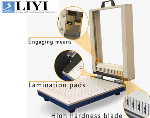 Buy cheap 0.1mm Precsion Manual Adhesive Testing Equipment / Sample Cutter For Tape from wholesalers