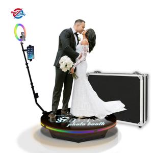 Wireless Control 360 Rotating Photo Booth Support Smartphone