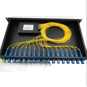 Buy cheap Aluminum 19'' 1x32 PLC Splitter G652D G657A1 Fiber Optic Splitter from wholesalers