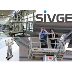 Buy cheap Self Propelled Work Platform With Tools , 6m Two Persons Vertical Mast Lift from wholesalers