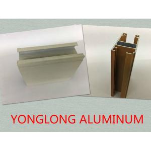 Buy cheap Customized Length Aluminium Extrusion Profiles Imitation Wood Grain Transfer Printing from wholesalers