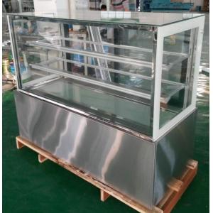Buy cheap Pastry Dessert Cake Display Chiller With Back Sliding Door Air Cooling System from wholesalers