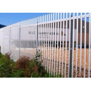 Triple Pointed Steel Palisade Fencing Gates Easily Assembled Low Maintenance