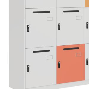 Contemporary Steel Office File Cabinet With Lock Modern Design for Multi-User