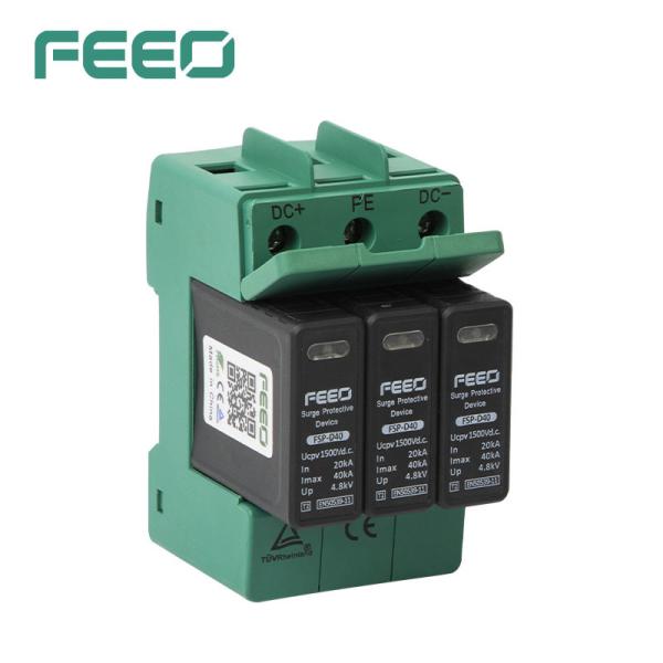 Quality Surge Protector 3P 600V Photovoltaic  Solar Surge Protection Device for sale