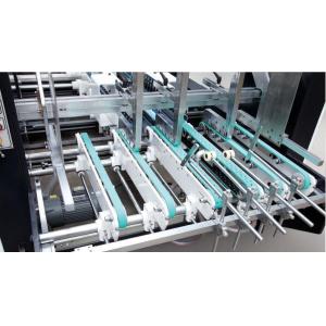 6 Corner Corrugated Cardboard Folder Gluer Machine Automatic Grouping 260m/Min