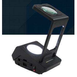 Buy cheap 3 in 1 Lens Inspection Station LED backlight and high-magnification lens Adjustable tilted base Progressive Lens Tester from wholesalers