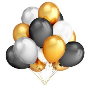 Buy cheap 20pcs 12'' Gold Silver Black pink Latex Balloons Happy Birthday Wedding Party Decor Inflatable Air Globos Kids Supplies product