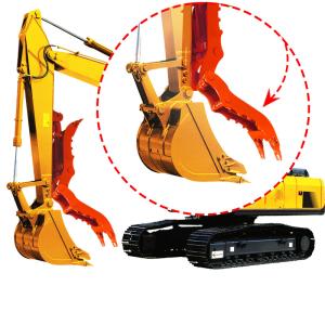 Buy cheap Q345B Mini Excavator Attachments Hydraulic Power Thumb Bucket from wholesalers