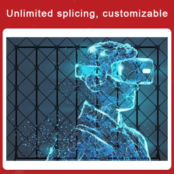 Smart Holographic Projection Fan Motion Sensor 3D Fan Display