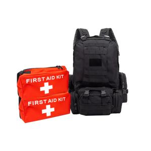 55X27X8cm Disaster Survival Kit Black Adventure Essentials Survival Kit