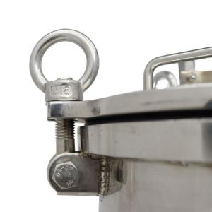 O-Type Seal Ring Connection 304SS 2 Bag Housing Water Filter for Customized