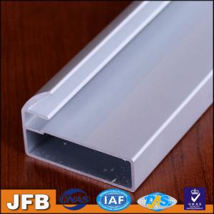 China Item L01E 3000meters anodized silver China manafacturer accessory kitchen cabinet door painting aluminium profile on sale