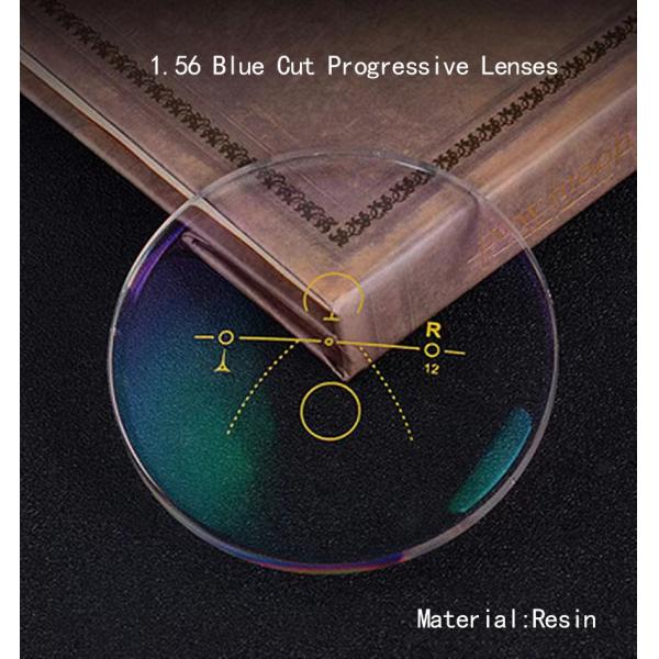 Quality Quality Lenses 1.56 Progressive Blue Cut Lens For Block Blue Ray for sale