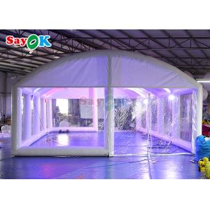 Buy cheap Digital Pringting Inflatable Pool Shade Bubble Dome Building Covered Air Cover Water Tent from wholesalers