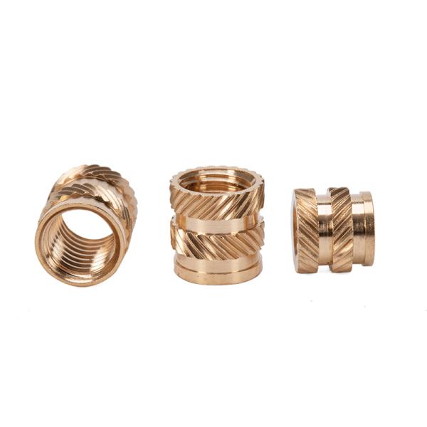 Knurled Brass Thread Insert Nut For Plastic Flare Nut M3 M4 M5 M6 M8 M10 M12 1/4 3/8 5/16 GB