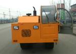 Buy cheap 1T - 10T Hydraulic Mini Dumper , small Crawler Dump Truck With Cab Enclosed from wholesalers