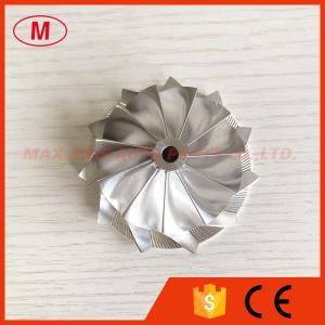 Buy cheap HT12B 46.02/58.00mm 11+0 blades high performance billet/milling/aluminum 2618 compressor wheel from wholesalers