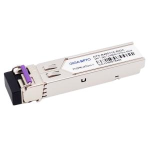 Buy cheap 1.25G BiDi SFP Module 1000BASE BX TX1490nm RX1570nm 80km SMF DOM LC Transceiver Module from wholesalers