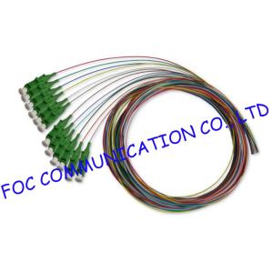 Buy cheap APC 12 Packs Pigtail Fiber Optic Cable , FTTX Fiber Optic Pigtail Low Insertion Loss from wholesalers