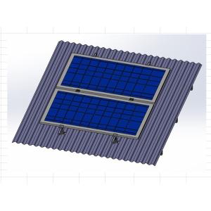 Reliable Structure Metal Roof Solar Mounting Systems For Pitched Roof Solar