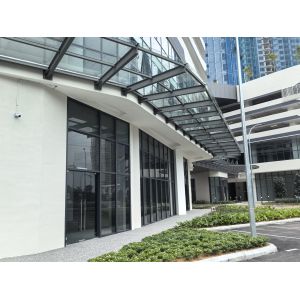 Buy cheap Durable Glass Canopy System ISO Aluminium Glass Curtain Wall System from wholesalers