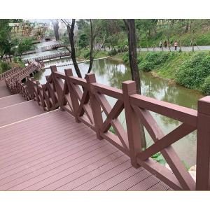 Buy cheap WPC Fence Panel 2000x1200mm Wood Plastic Composite Railing from wholesalers