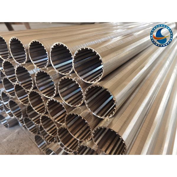 2507 Duplex Steel V Wire Screen Filter Cylinder With 0.13±0.02mm Slot